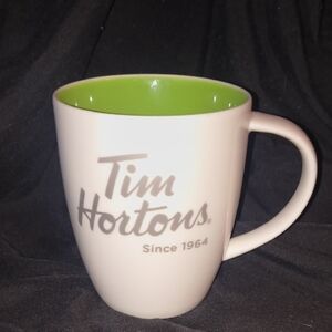 Tim Hortons Since 1964 Depuis 1964 Green Interior #014 2014 Limited Edition Mug